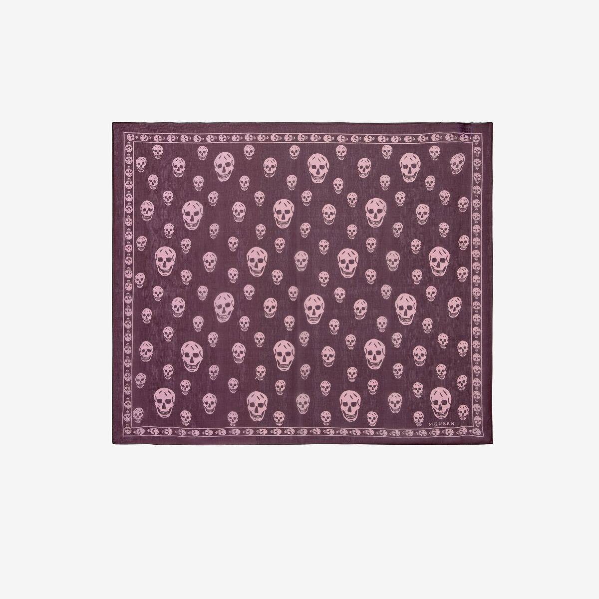 ALEXANDER MCQUEEN - Classic Skull Foulard - Item 8078893052Q6974